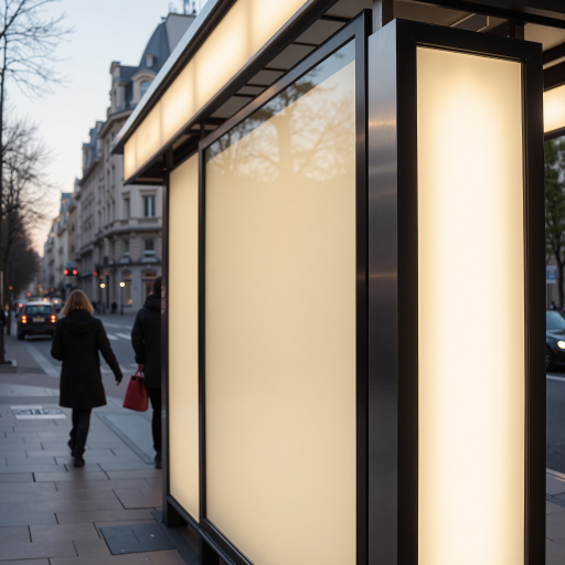 街头人文摄影，行人剪影，几何构图，黄昏暖色调